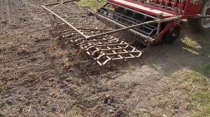 Посев овса. Китайская сеялка(2Bfx-12). Синтай 244