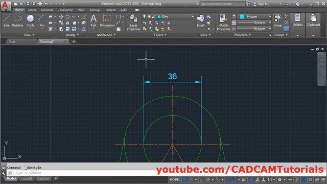 AutoCAD 2018 Tutorial for Beginners - 2 смотреть онлайн