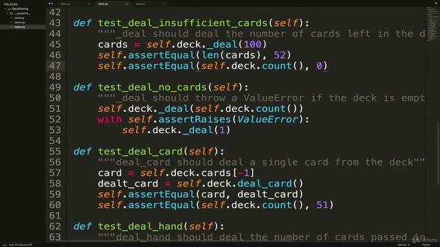 Testing CardDeck Solution in Python 3 Coding for Kids Python: Learn to Code with 50 Awesome Games смотреть онлайн