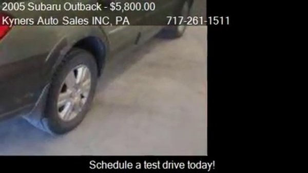 2005 Subaru Outback 2.5 i - for sale in Chambersburg, PA 172