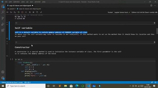 OOPS object and classes | object oriented programming in python | Classes and Object in python смотреть онлайн