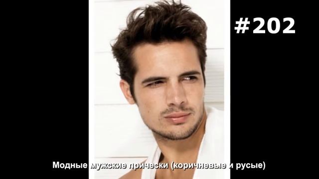 #202. Модные мужские прически (коричневые и русые) смотреть онлайн