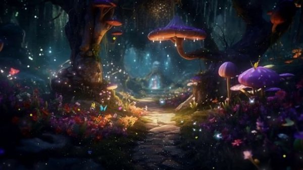 Magical Mushroom Forest ? Beautiful Fairy Ambience ?♀ Piano Music Perfect For Sleep and Relax