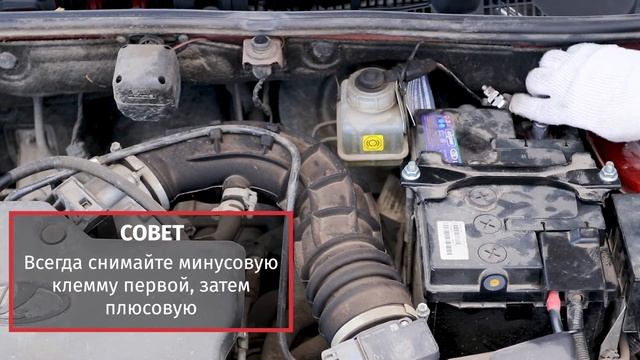 Замена АКБ на LADA Granta смотреть онлайн
