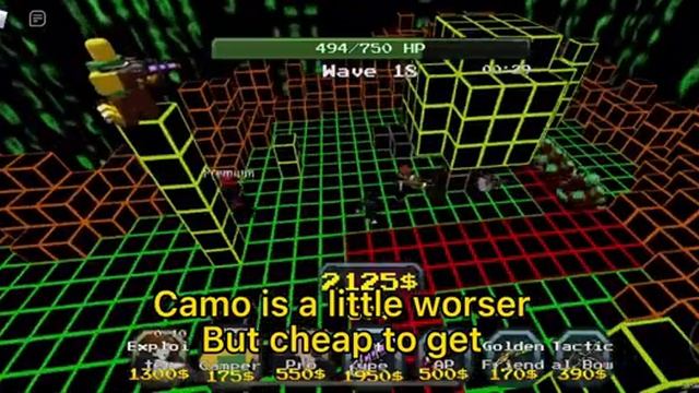 Character review: camper (pixel gun tower defense) roblox смотреть онлайн