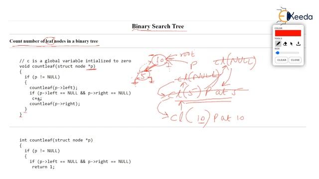 Count Leaf Nodes in a Binary Tree | Data Structure Using C смотреть онлайн