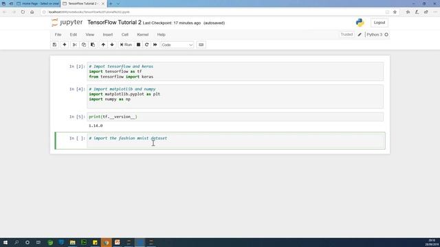 Tutorial 2 - Import the Fashion MNIST Dataset from keras смотреть онлайн