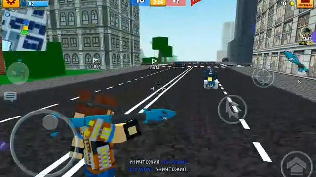 Тестирую мою новую огненную броню полицейский Block City Wars 10 часть смотреть онлайн