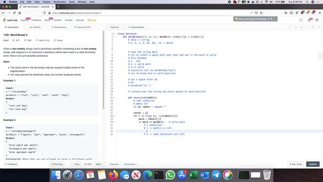 word-break-ii : Hard Leetcode Made Easy! (solution) смотреть онлайн