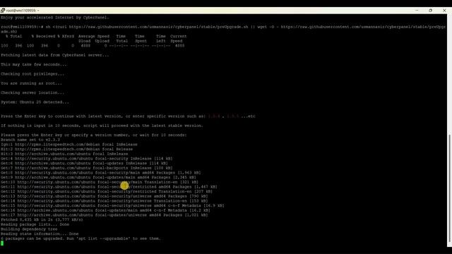 How To Upgrade CyberPanel in Contabo VPS Running Ubuntu 20.04 смотреть онлайн