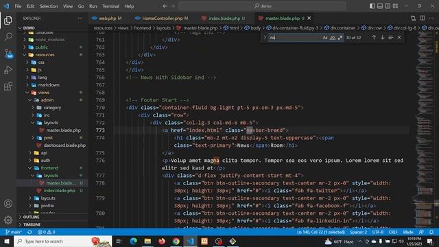 Frontend Mastering (templating) | Learn Laravel basic to Advance 11 смотреть онлайн