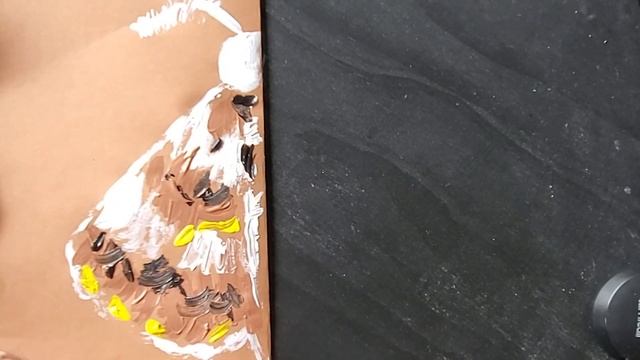 Paint 4 color moth with mirror method смотреть онлайн