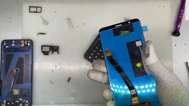 Honor 7X (BND-L21) - КАК РАЗОБРАТЬ? ЗАМЕНА ДИСПЛЕЯ! смотреть онлайн