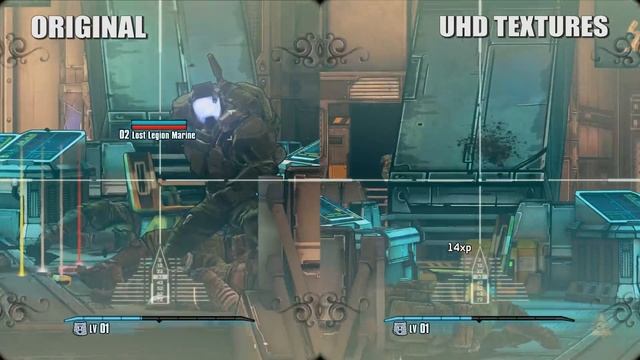 Borderlands: The Pre-Sequel - Original vs UHD Textures Comparison (in 4K) смотреть онлайн