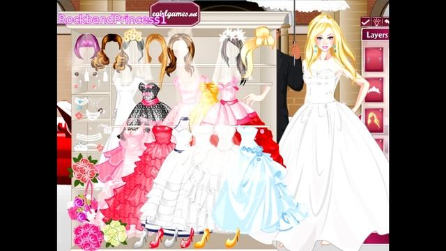 Barbie Dress Up Games - Barbie Bride Game - Barbie Games - Girls Games смотреть онлайн