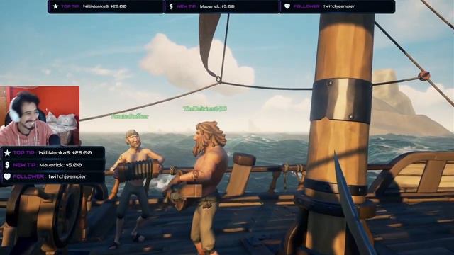 tripulación de 4 jack sparrows - Sea of thieves Latino Gameplay Español #1 смотреть онлайн