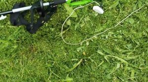 Какой ТРИММЕР  для ТРАВЫ выбрать в 2022 году ?Обзор GREENWORKS GST1246