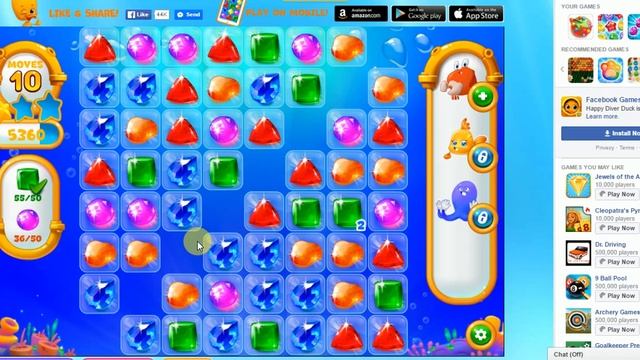 Happy Diver Duck | Game | Facebook | Tutorial смотреть онлайн