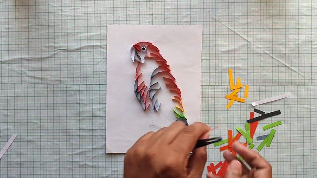 Paper Quilling | MACAW | Easy | Art-Craft All in One смотреть онлайн