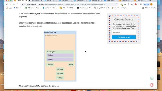 Login com ConstraintLayout e TextWatcher Para Validação - Android M-Commerce - PARTE 5 смотреть онлайн