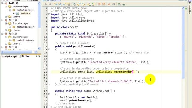 F2L5@9 Sort2 java using a comparator object смотреть онлайн