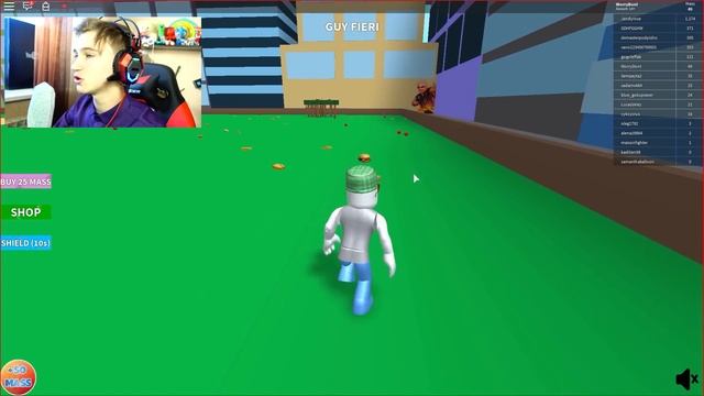 Я СТАЛ ОЧЕНЬ ТОЛСТЫЙ. КУШАЙ ИЛИ ТЕБЯ СЪЕДЯТ ! ROBLOX - Симулятор Еды смотреть онлайн
