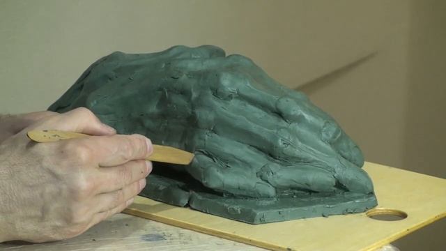 Завершение композиции "Руки" (уроки скульптуры и рисунка) смотреть онлайн