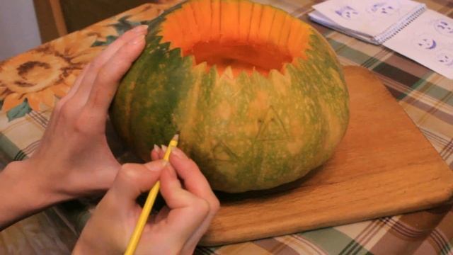 Как вырезать тыкву на Хэллоуин/??Своими руками. смотреть онлайн