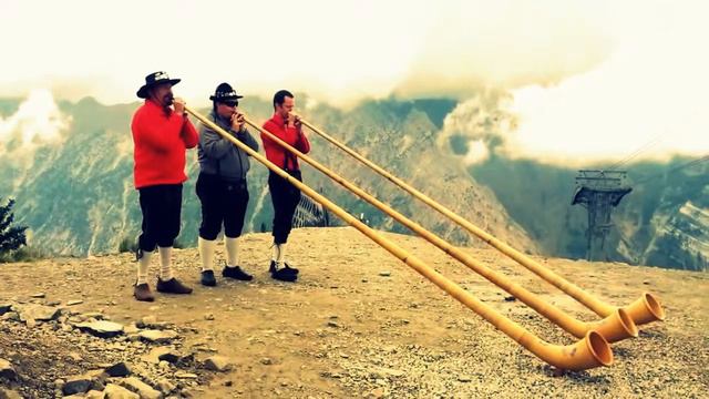 Alphorn or Alpenhorn: 3 Songs and traditional music on european Alphorn or Alpenhorn смотреть онлайн