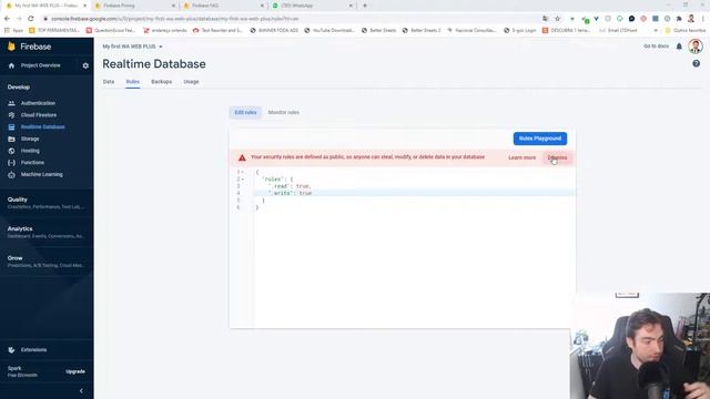How to setup google firebase API to use webhooks wa web plus смотреть онлайн