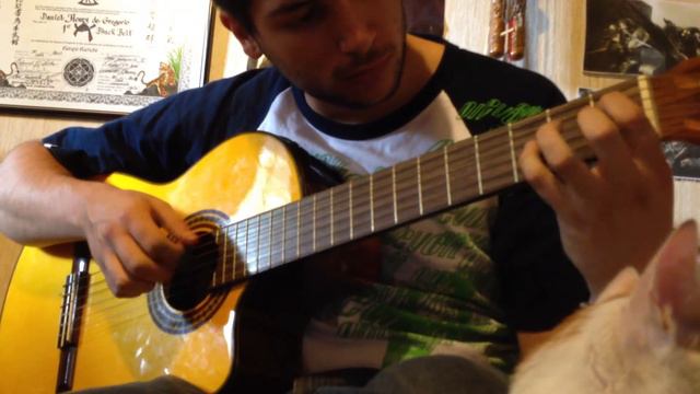 Misty mountain cover guitarra смотреть онлайн