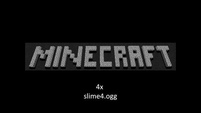 Minecraft Alpha 1.0.12 - New slime sounds смотреть онлайн