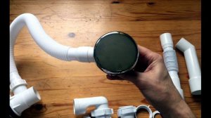 Сборка сифона с выпуском «клик-клак» А - 2608, 26087, 26089 для ванны с переливом.