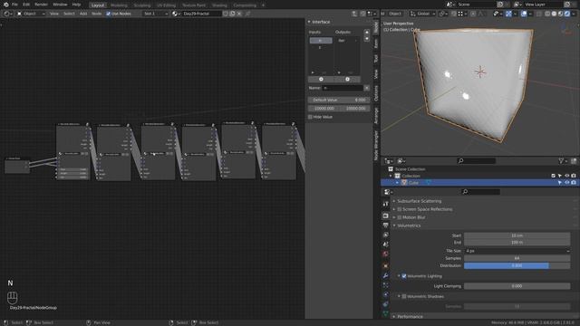 Nodevember 2020: Day 29 - Fractal: Mandelbulb (Blender 2.91 Eevee Timelapse) смотреть онлайн