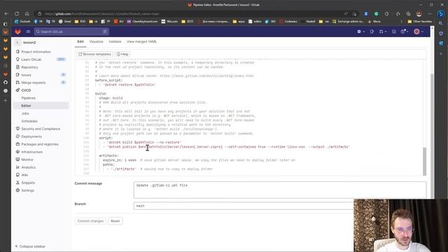 From zero to the summit How to use Gitlab CI: native build смотреть онлайн