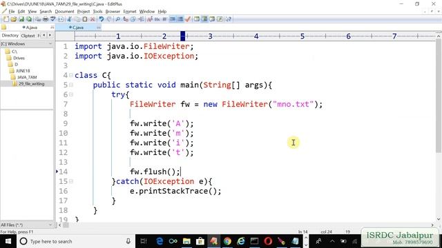 JAVA FILE WRITING ~ PART - 2 смотреть онлайн