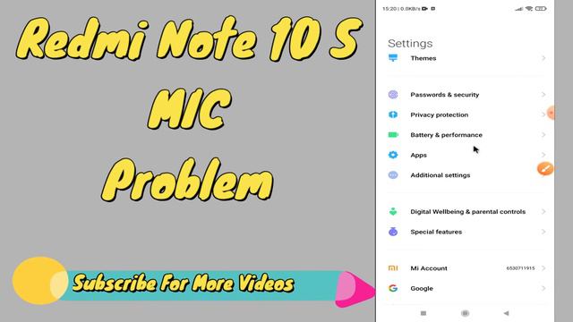 How to solve Redmi Note 10s MIC not working Problem | Microphone not working смотреть онлайн