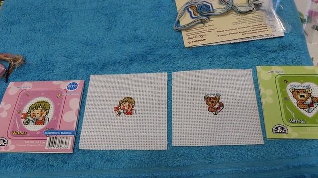 Вышивка крестиком. RTO вышивка с рамкой и Riolis брошь 