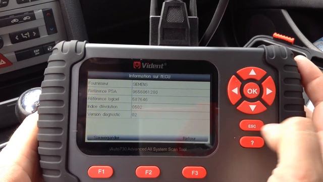 Vident Iauto730 Sur Peugeot 407 Diagnostic Tablette Toutes Marques