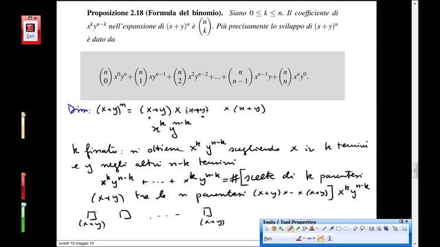 FAMP - Lezione 22, parte 1: Combinatoria 3 смотреть онлайн
