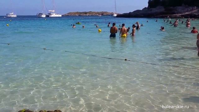 Пляж Ильетас Майорка Испания / Playa Illetas Mallorca España смотреть онлайн