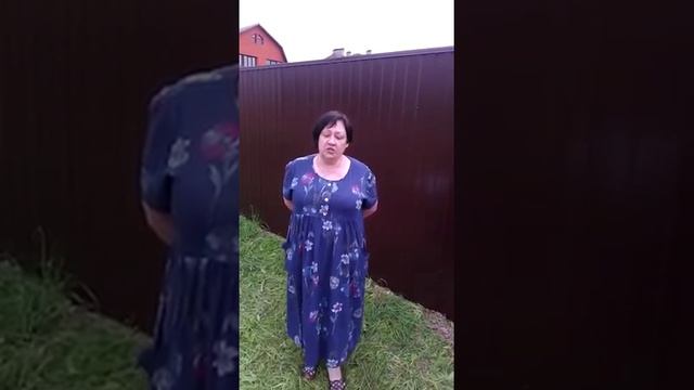 Установка забора из двустороннего профнастила в д. Дьяково Истринского района - отзыв клиента смотреть онлайн