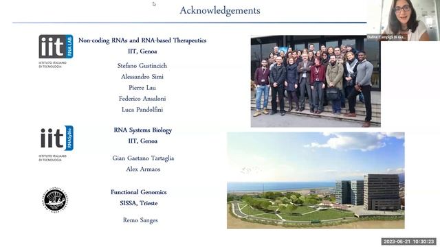 RNA Collaborative - RNA initiative at the Italian Institute of Technology (iRNA@IIT), June 21, 2023 смотреть онлайн