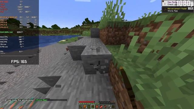 Minecraft | 1080p | (RX 580 8 GB | AMD Ryzen 5 1600 AF | 16 GB RAM) смотреть онлайн