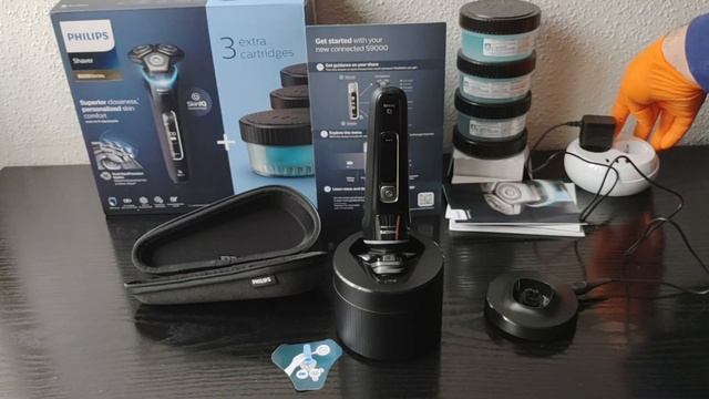 Afeitadora Philips Wet & Dry serie 9000 (S9986/63), Skin IQ смотреть онлайн