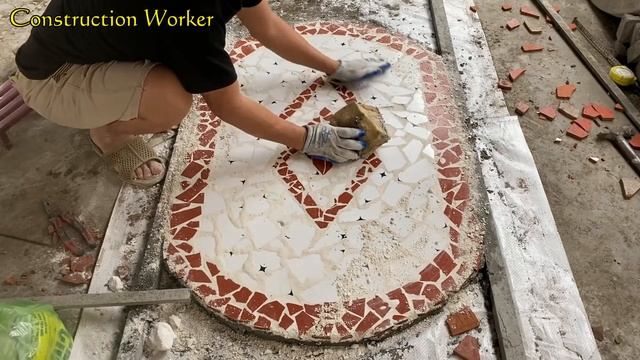 Techniques Making Multipurpose Tables From Red Bricks And Ceramic Tiles Have Been Removed смотреть онлайн