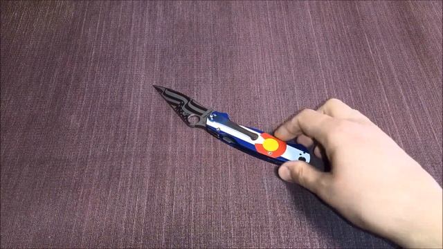 Spyderco ParaMilitary 2 SPY27 Colorado Flag. смотреть онлайн