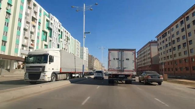 Ташкент дорога через бывший ТАПОИЧ. Узбекистан Tashkent Plane