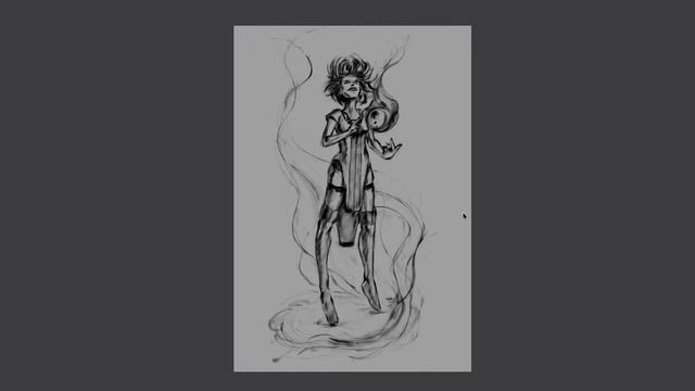 Krita | Character Sketch | by William Thorup смотреть онлайн