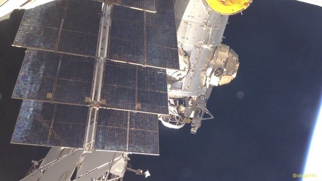 Небольшое видео с борта МКС 2 (вид с борта МКС) смотреть онлайн
